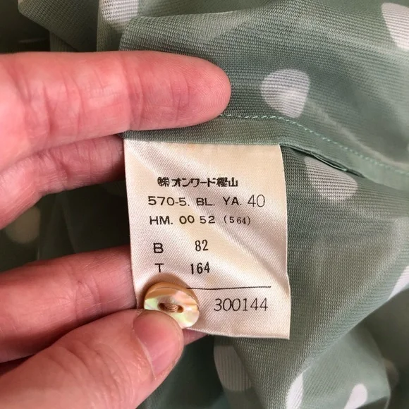 Vintage 90s Jean Paul Gaultier Classique Paris Sheer Polka Dot Shirt Dress 40